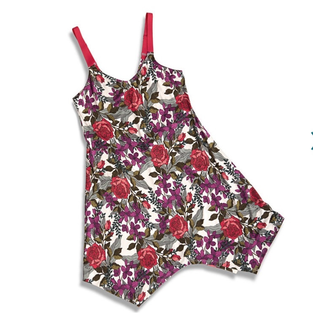 NWT Lilac + London chemise sundress 1X 18W 20W plus size lightweight floral - Picture 3 of 4